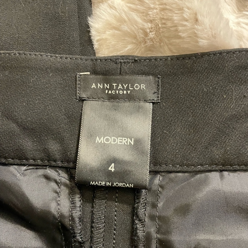 Ann Taylor Black Modern Dress Pants - Picture 3 of 4